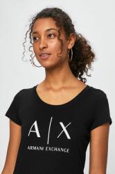 Giorgio Armani pamut póló női, fekete - fekete XS - answear - 17 190 Ft