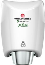 World Dryer SMARTdri Plus okos kézszárító, állítható sebesség és fűtőszál, 400-1200W, 10mp, fehér, K48-974P (GCMSDPB)
