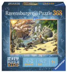 Ravensburger Exit Puzzle Kids - Kalózok 368 db-os (12954)