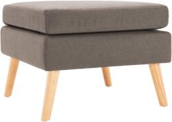vidaXL Taburet, gri taupe, material textil (288741) Canapea