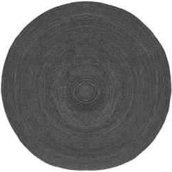 LABEL51 Covor Jute, antracit, 180x180 cm, XXL, rotund SH-24.077 (436711) Covor