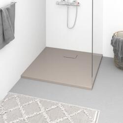 vidaXL Cădiță de duș, maro, 90x80 cm, SMC (148924) - vidaxl