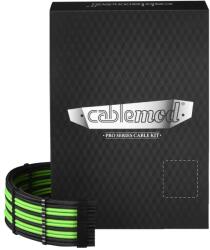 CableMod PRO ModMesh C-Series, Set cabluri pentru Corsair RMi, RMx, RM, HX, AX - Black / Light Green (CM-PCSR-FKIT_NKKLG-R)