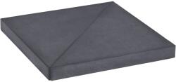 vidaXL Placă de greutate umbrelă, negru, granit, 15 kg, pătrat (313670)