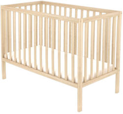 TIMBA kiságy Niki egyenes végű 60x120 borostyán