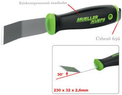 Müller-Werkzeug MLR-268 405 tömítés eltávolító, 30°-ban hajlított (MLR-268 405) - praktikuskft