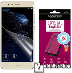 MyScreen CRYSTAL BacteriaFREE képernyővédő fólia - CRYSTAL - 1db, törlőkendővel, antibakteriális, A képernyő sík részét védi! - HUAWEI P10 Lite