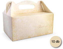 PartyDeco S. r. o Tortadoboz, Thank you felírattal 10 db/cs