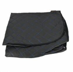 ALM Huse textil - imitatie piele romburi Dacia Duster II 2018-2024 Negru+Albastru Â® ALM (N+A TEX+ROMB 1)