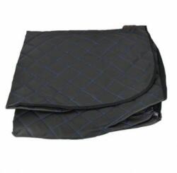 ALM Huse ALM textil - piele romburi Dacia Logan 2013-2020 bancheta nefractionata Negru+Albastru (N+A TEX+ROMB 6)