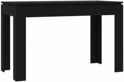  Masă de bucătărie, negru, 120 x 60 x 76 cm, PAL (800757)