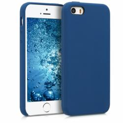 kwmobile Husa pentru Apple iPhone 5/iPhone 5s/iPhone SE, Silicon, Albastru, 42766.116 (42766.116)