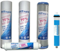 FITaqua Pachet 4 filtre apa cu Membrana osmotica (4pack-OM)