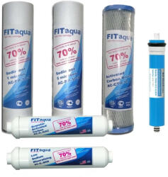 FITaqua Pachet 5 filtre apa cu Membrana osmotica (5pack-OM)