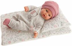 Antonio Juan 11115 KIKA - bebeluș realist cu sunete și corp moale din pânză - 27 cm (MA7-11115) Papusa