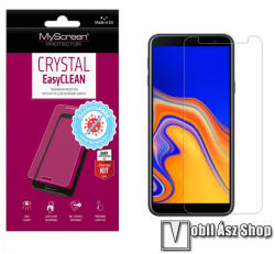 MyScreen CRYSTAL BacteriaFREE képernyővédő fólia - CRYSTAL - 1db, törlőkendővel, antibakteriális, A képernyő sík részét védi! - SAMSUNG Galaxy J6 Plus (SM-J610F)