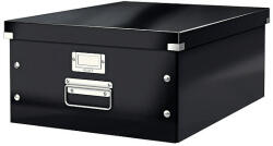 Leitz Click& Store irattároló doboz A3 méretű metálfényű fekete 60450095