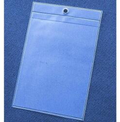  PVC tasak átlátszó A7 105 x74 mm lyukon függeszthető - dellaprint