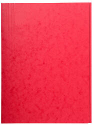 Exacompta pólyás dosszié A4 prespán karton piros 400 gr. környezetbarát