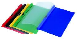  Klipmappa műanyag A4 átlátszó előlap, kék 3 mm gerinccel