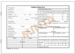  Terhes törzslap, 8 oldal+borító A5 fekvő C. 3341-38