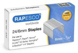 Rapesco tűzőkapocs 24/6 1000 db/doboz