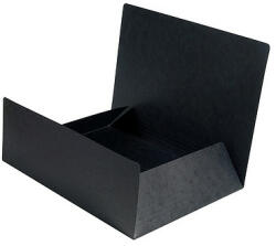 Exacompta pólyás dosszié A4 prespán karton fekete 400 gr. környezetbarát