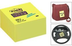 3M Post-it ˝Super-Sticky˝ öntapadós jegyzettömb 76x76mm 350 lap sárga kocka 2028S
