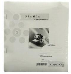  Számlatömb két ÁFA-s 200x200 mm 50x3 lapos álló B. 13-374/2