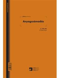 Pátria Anyagszámadás 50 lapos tömb A4 álló C. 318-44