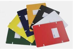 Színes szalagos irományfedél A4 piros 1050 gr