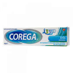 Corega Erős Original enyhén mentolos műfogsorrögzítő krém 40 g
