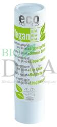 eco cosmetics Balsam de buze bio vegan cu rodie și jojoba Eco Cosmetics 4-g
