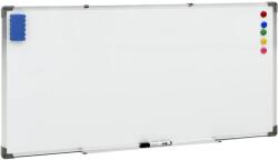 vidaXL Tablă magnetică albă, 110x60 cm, oțel (150737)