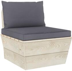 vidaXL Perne canapea din paleți, 2 buc. , antracit, material textil (315052)
