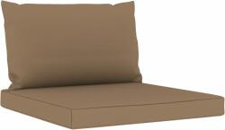 vidaXL Perne de canapea din paleți, 2 buc. , gri taupe, material textil (315060)