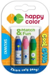Happy Color Radiera cu capac pentru roller cu rescriere, 3 bucati/blister, COOL GANG, Happy Color 412021C1BK3