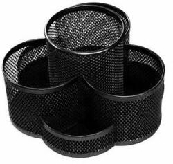  Írószertartó fémhálós forgatható fekete (DKC2483) - tonerpiac - 8 684 Ft