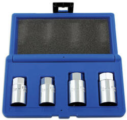 Laser Tools LAS-3734 3/8"-os és 1/2"-os tőcsavar ki- és behajtó készlet, extra rövid, M6-M12, 4 részes (LAS-3734)