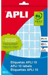 APLI 02757 25x40mm kézzel írható etikett kerekített sarkú zöld 128 címke/csomag