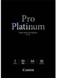 Canon PT-101 A4 Pro Platinum fényes inkjet fotópapír 300gr. 20 ív 2768B016
