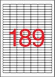 APLI 11706 25, 4x10mm 7 pályás univerzális etikett felületcímkézéshez 189 címke/ív 20ív/csomag