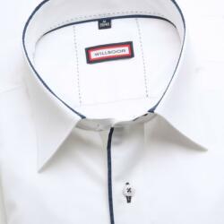 Willsoor pentru bărbați tricouri subțire potrivi (înălțime 176-182) 6084 în albe culoare cu formulele ușor în