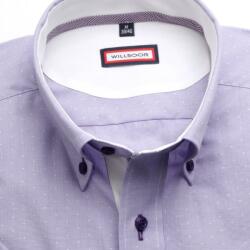 Willsoor pentru bărbați subțire potrivi tricouri (înălțime 176-182) 6379 în violet culoare cu formulele ușor