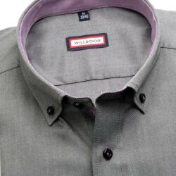 Willsoor pentru bărbați tricouri subțire potrivi (înălțime 176-182) 5843 în gri culoare