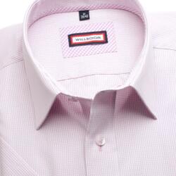 Willsoor pentru bărbați subțire potrivi tricouri (înălțime 176-182) 6351 cu fin zaruri în roz culoare şi scur