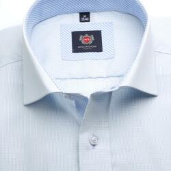 Willsoor pentru bărbați subțire potrivi tricouri Londra (înălțime 176-182) 7017 cu fin albastru zaruri şi for