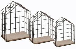 Atmosphera Createur D'interieur Set 3 etajere Home, otel, MDF, 22.5x11x33.5 cm Raft