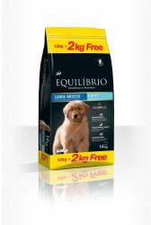 Equilibrio Puppy Large Breeds - Пълноценна храна за подрастващи кученца от едри породи 12 + 2 кг