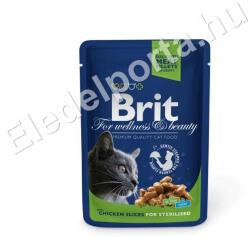  Brit Premium Cat Chicken Slices for Sterilised 24x100 g 2.4 kg
